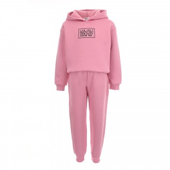Παιδικό σετ φόρμα για κορίτσια Nekidswear ροζ