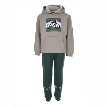 Παιδικό σετ φόρμα για αγόρια Nekidswear χακί- πράσινο