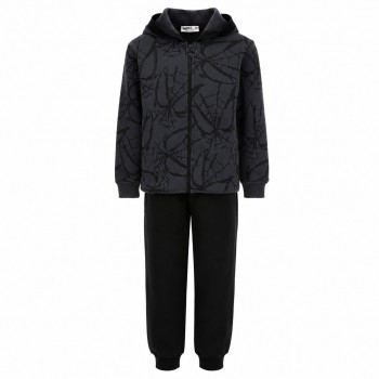 Παιδικό σετ φόρμα φούτερ για αγόρια Nekidswear ανθρακί