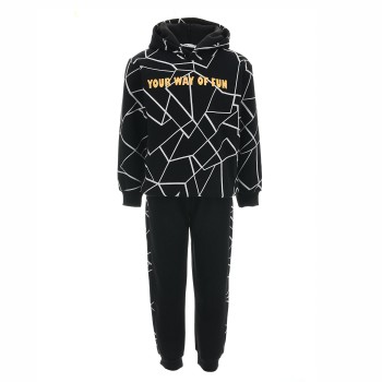 Σετ Φόρμα Παιδική Nekidswear μαύρο φούτερ
