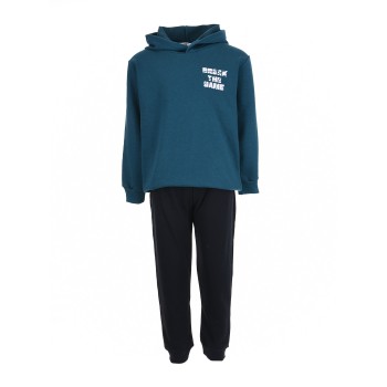 Παιδικό σετ φόρμα για αγόρια Nekidswear πετρόλ-μαρέν εποχιακό