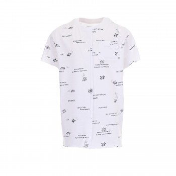 Παιδική μπλούζα για αγόρια Energiers με στάμπα all over λευκό