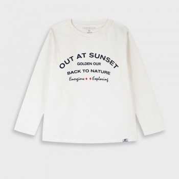 Παιδική μπλούζα για αγόρια Energiers εκρού