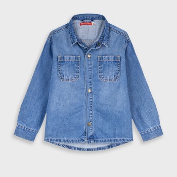 Παιδικό πουκάμισο τζιν για αγόρια Energiers