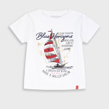 Παιδική μπλούζα για αγόρια Energiers λευκό