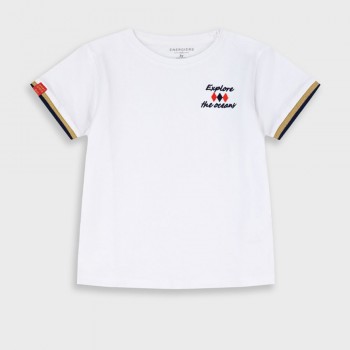 Παιδική μπλούζα για αγόρια Energiers λευκό