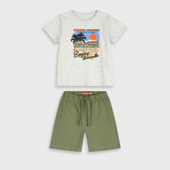 Παιδικό σετ για αγόρια Energiers μελανζέ-χακί