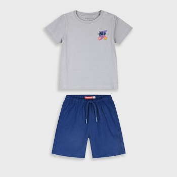 Παιδικό σετ για αγόρια Energiers γκρι-μαρέν