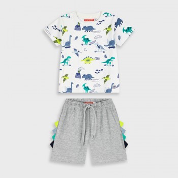 Παιδικό σετ για αγόρια Energiers λευκό-γκρι