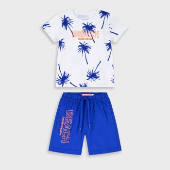 Παιδικό σετ για αγόρια Energiers λευκό- μπλε