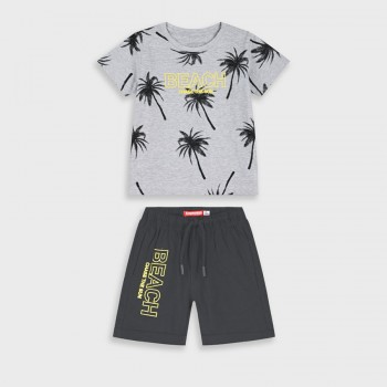 Παιδικό σετ για αγόρια Energiers γκρι-μαύρο