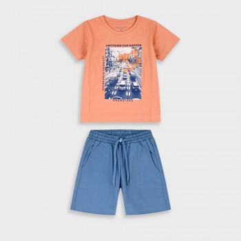 Παιδικό σετ για αγόρια Energiers κάμελ-ραφ