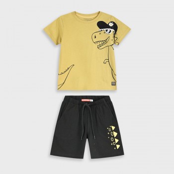 Παιδικό σετ για αγόρια Energiers καφέ- μαύρο