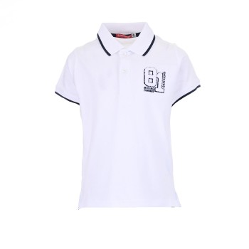 Παιδική μπλούζα polo για αγόρια Energiers λευκό