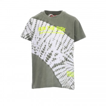 Παιδική μπλούζα για αγόρια Energiers με neon στάμπα χακί