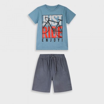 Παιδικό σετ για αγόρια Energiers  πετρόλ-γκρι