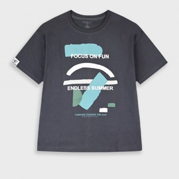 Παιδική μπλούζα για αγόρια  Energiers ανθρακί