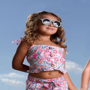 Παιδικό σετ με σορτς για κορίτσια Energiers εμπριμέ