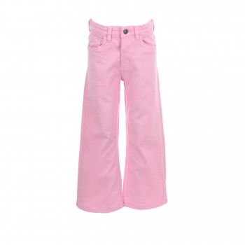 Παιδικό παντελόνι για κορίτσια Energiers wide leg denim ροζ