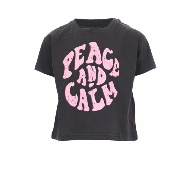 Παιδική μπλούζα για κορίτσια Energiers ''peace and calm'' ανθρακί