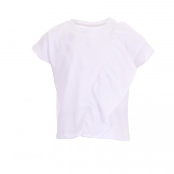 Παιδική μπλούζα για κορίτσια Energiers με βόλαν λευκό