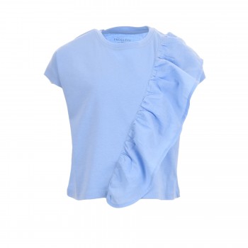 Παιδική μπλούζα για κορίτσια Energiers με βόλαν γαλάζιο