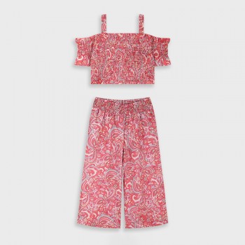 Παιδικό σετ με παντελόνα για κορίτσια Energiers φλοράλ