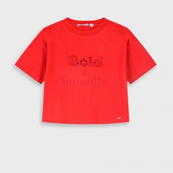 Παιδική μπλούζα για κορίτσια Energiers κόκκινη