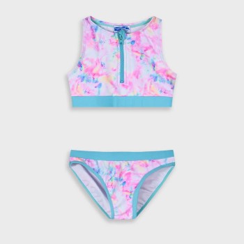 Παιδικό μαγιό μπικίνι για κορίτσια Energiers tie dye