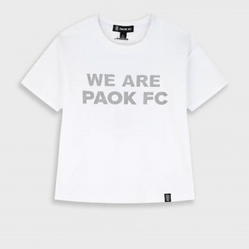 Παιδική μπλούζα PAOK FC για αγόρια λευκό