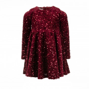 Παιδικό φόρεμα με πούλιες για κορίτσια Can kids κόκκινο