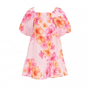 Παιδικό φόρεμα για κορίτσια Nathkids ροζ φλοράλ