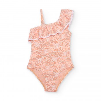 Παιδικό μαγιό ολόσωμο για κορίτσια Nathkids πορτοκαλί