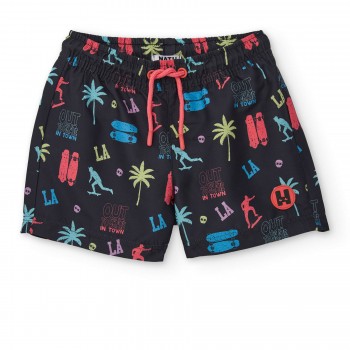 Παιδικό μαγιό για αγόρια Nathkids  μαύρο