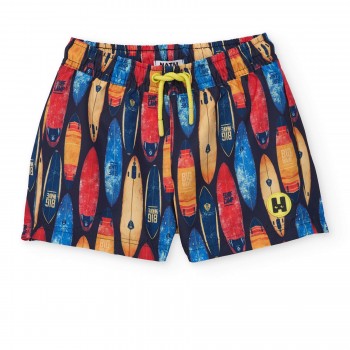 Παιδικό μαγιό για αγόρια Nathkids all over print