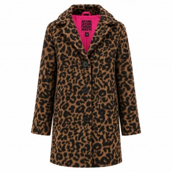 Παιδικό παλτό για κορίτσια Nath animal print