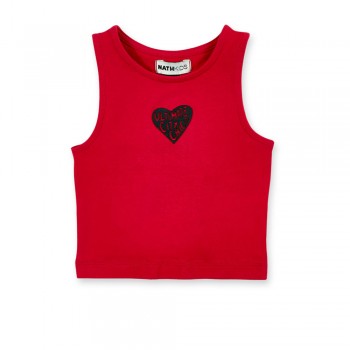 Παιδική μπλούζα για κορίτσια Nathkids κόκκινη