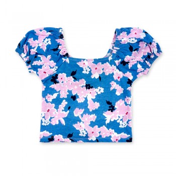 Παιδική μπλούζα για κορίτσια Nathkids ροζ-ραφ φλοράλ