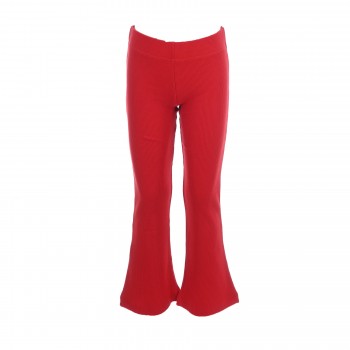 Παιδικό παντελόνι ριπ καμπάνα για κορίτσια Action Sportswear κόκκινο