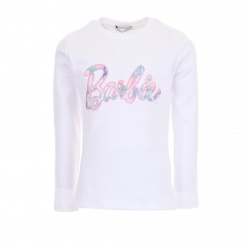 Παιδική μπλούζα για κορίτσια Action Sportswear λευκή Barbie
