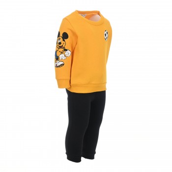 Βρεφικό σετ φόρμα για αγόρια Action sportswear κίτρινο- μαρέν