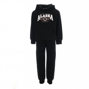 Παιδικό σετ φόρμα φούτερ για αγόρια Action Sportswear  μαύρο