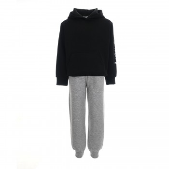 Παιδικό σετ φόρμα φούτερ για αγόρια Action Sportswear μαύρο - μελανζέ