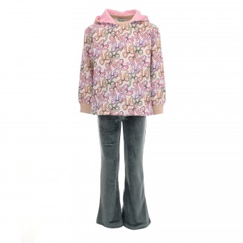 Παιδικό σετ για κορίτσια  παντελόνα ActionSportswear print