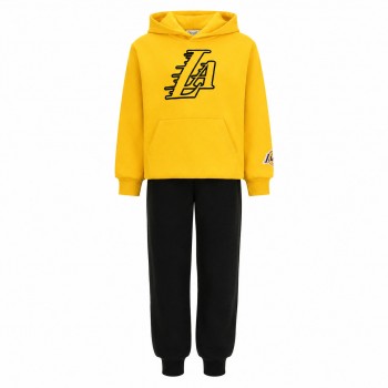 Παιδικό σετ φόρμα φούτερ για αγόρια Action Sportswear κίτρινο- μαύρο