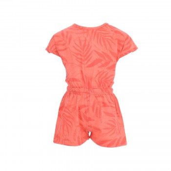 Παιδική ολόσωμη φόρμα μακό για κορίτσια Action Sportswear πορτοκαλί