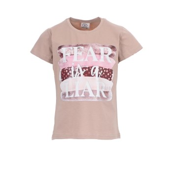 Παιδική μπλούζα για κορίτσια Piccino μπεζ