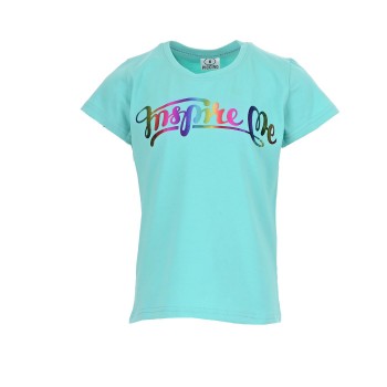 Παιδική μπλούζα για κορίτσια Piccino μέντα