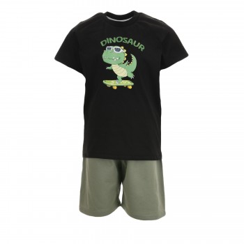 Παιδικό σετ για αγόρια Piccino μαύρο- χακί