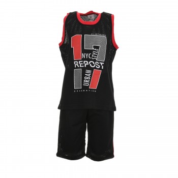 Παιδικό σετ για αγόρια Piccino μαύρο